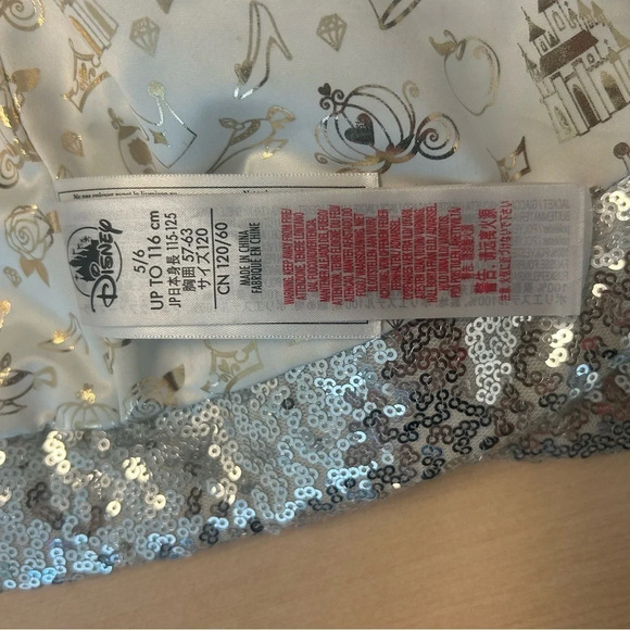 Disney little princess sequin coat  5/6 mint condition- so cute! - Picture 7 of 9